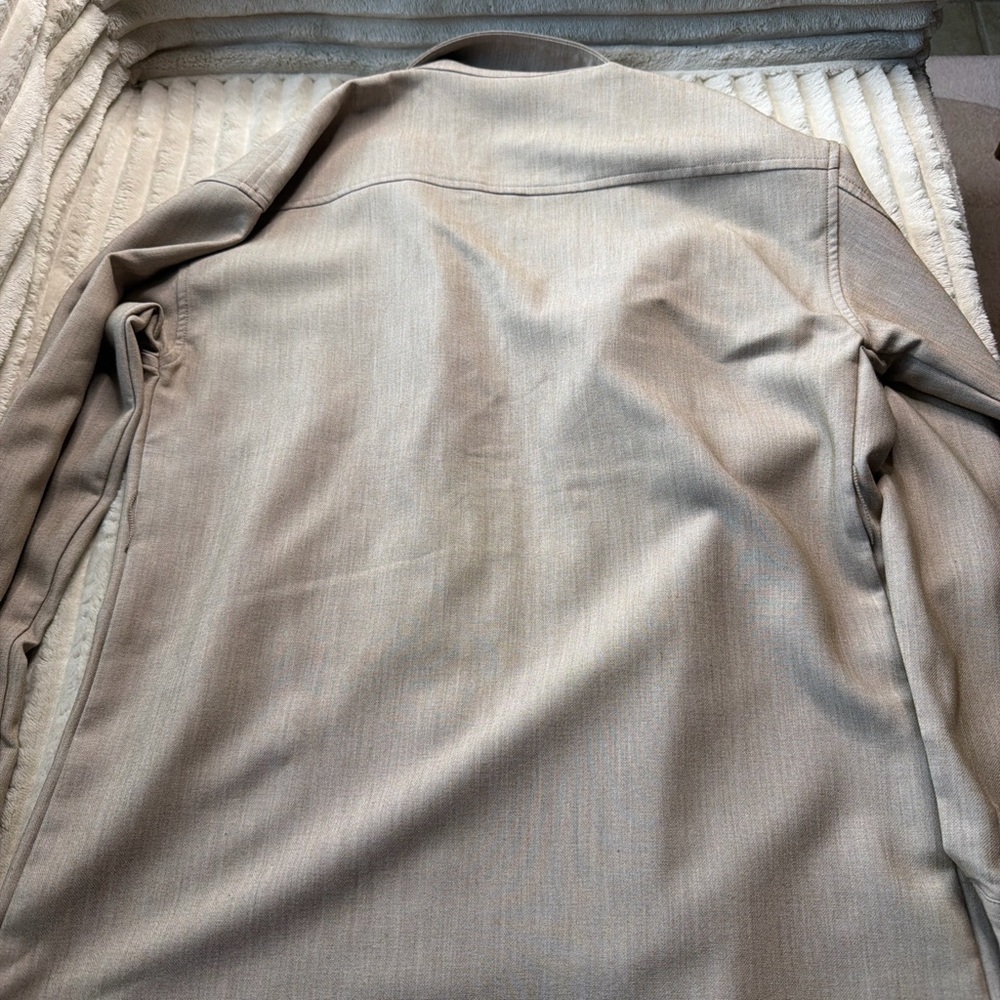 Tan Button-Up Shirt Jacket - Picture 7 of 7